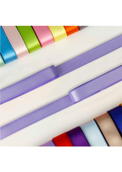 Toptanhobi.com Lila 2 cm Saten Kurdela 10 Adet