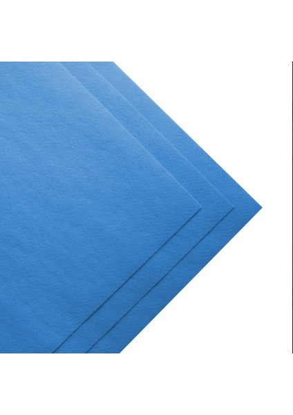 Toptanhobi.com Mavi Kalın Keçe 50*50 cm 5 Adet