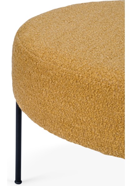 Punchtum Teddy Sarı Midi Puf
