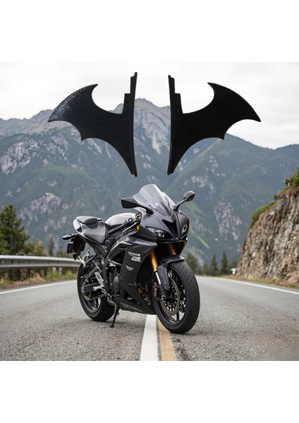Kanat Batman Winglet Yamaha R25 Uyumlu Aerodinamik Ön Kanat Seti (Sol + Sağ)