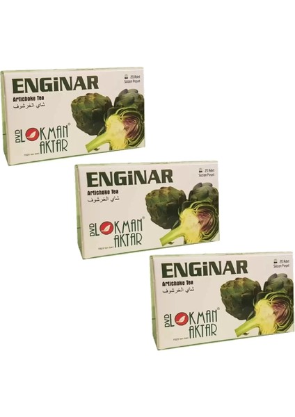 Enginar Çayı Süzen Poşet 20x2gr, 3 Adetlokman Aktar