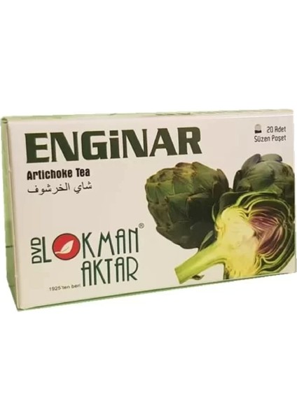 Enginar Çayı Süzen Poşet 20x2gr, 3 Adetlokman Aktar