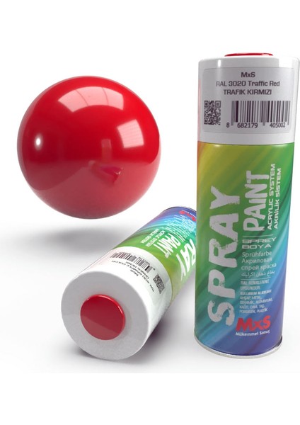 3020 Trafik Kırmızı Sprey Boya 400 ml