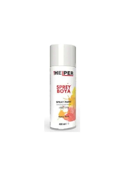 Akrilik Sprey Boya Ral 9010 Parlak Beyaz 200 ml