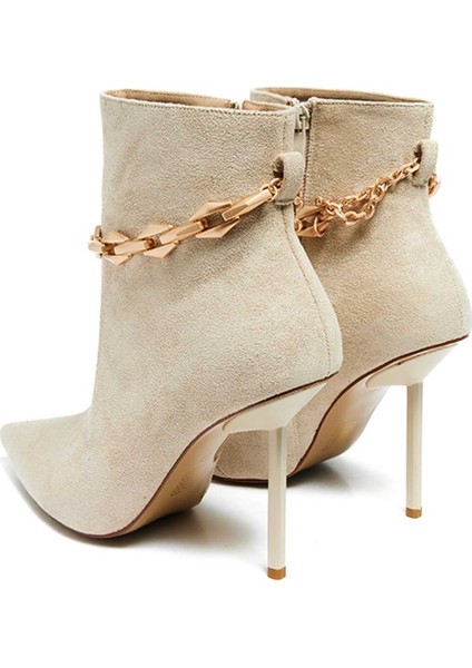 Ince Topuklu Neolit Taban Topuklu Bot 281-8012 Kadın Bot modelleri