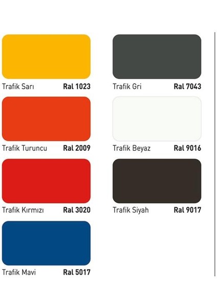 Akrilik Sprey Boya Ral 1023 Trafik Sarı