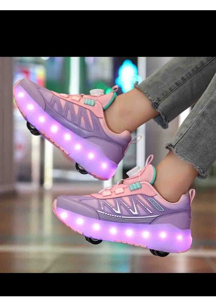 4 Tekerlekli Işıklı Paten Ayakkabı