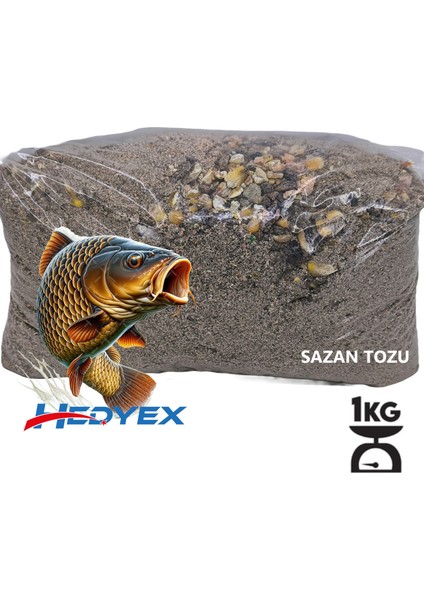 Sazan Tozu Yüksek Proteinli Özel Katkılı Sazan Alabalık Avı Toz Yem