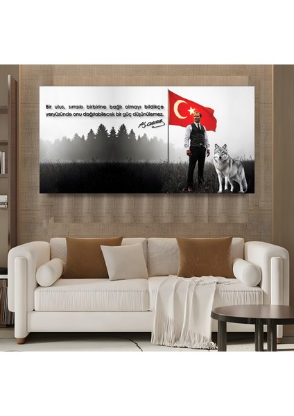 Atatürk Panoramik Kanvas Tablo modelleri