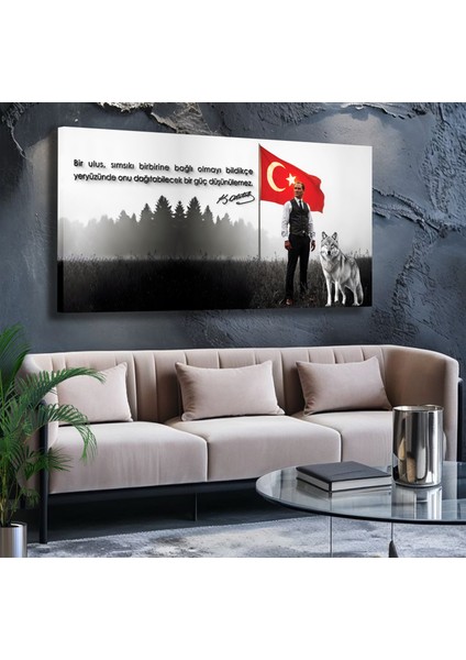 Atatürk Panoramik Kanvas Tablo fırsatları