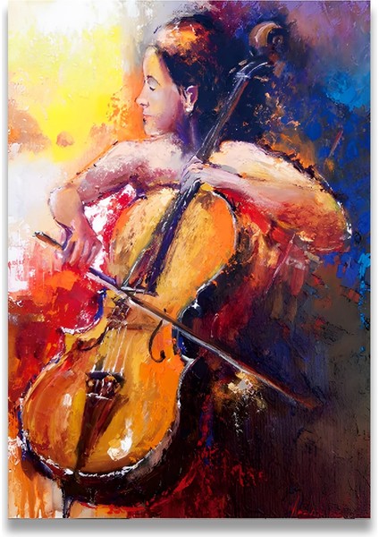 Gitar Kanvas Tablo
