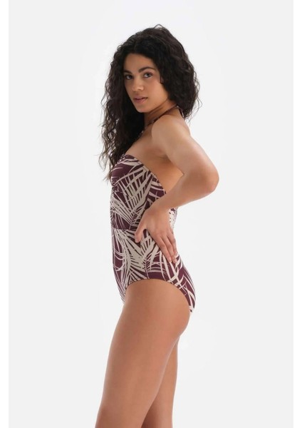 Bordo Ekru Straplez Mayo fiyatları