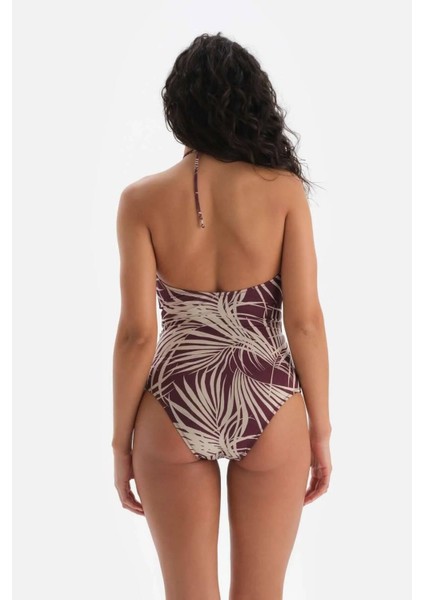 Bordo Ekru Straplez Mayo modelleri