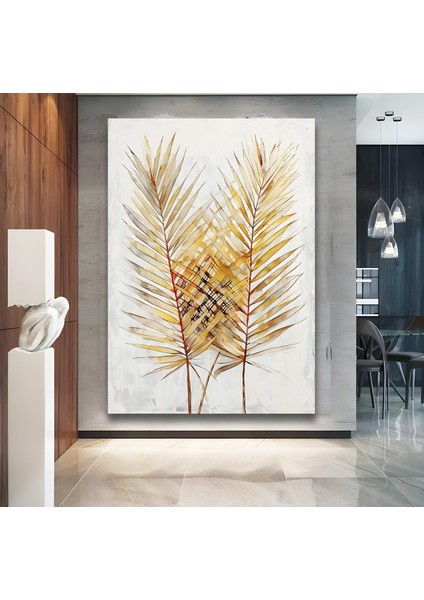 Gold Başak Kanvas Tablo