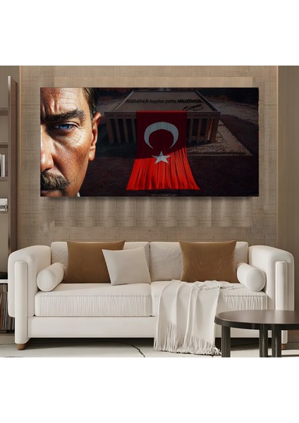 Atatürk Panoramik Kanvas Tablo modelleri