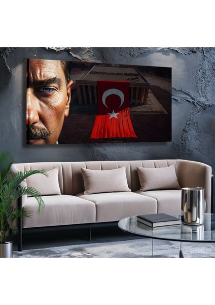 Atatürk Panoramik Kanvas Tablo fırsatları