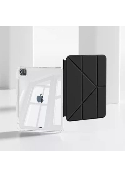 Apple iPad 10.nesil A2696 A2757 Uyumlu Uyku Modu Kalemlik Bölmeli 3 Katlamalı Kılıf fiyatları