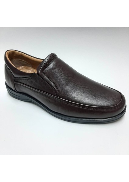 Deri Kahverengi Günlük Bağcıksız Ortopedik Yazlık Erkek Ayakkabı C-8691358RTTO fiyatları