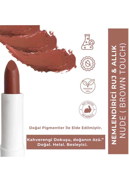 Doğal Nemlendirici Renkli Ruj