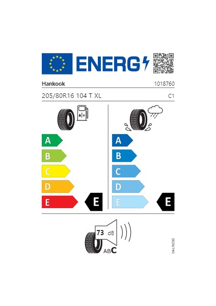 205/80 R16 104T Xl Dynapro At M RF10 Oto Yaz Lastiği (Üretim Yılı: 2024)