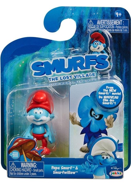 Şirinler Kayıp Köy Şirin Baba ve Smurflily Figür Seti