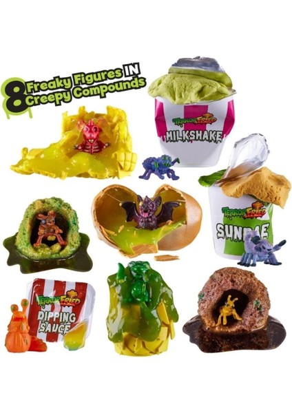 Terror Fried 9 Lu Mega Menü ve 8 Gizemli Figür modelleri