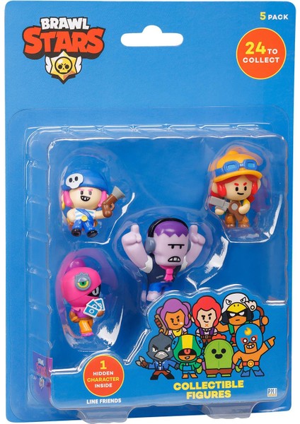 Brawl Stars 5 Li Figür Seti BRW2040 81186 Model 3 fiyatları
