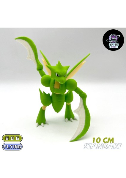 #0123 Scyther Pokemon Figürü