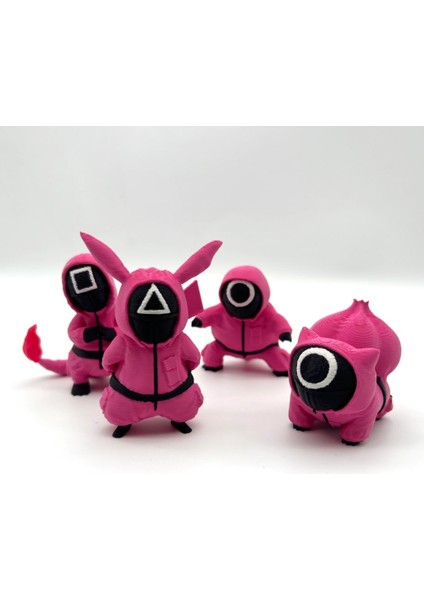 Pokemon x Squid Game Figür Seti