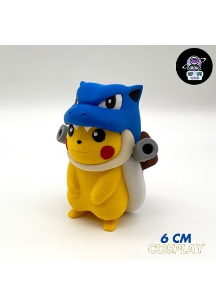 #0025 Blastoise Cosplay Pikachu Figürü