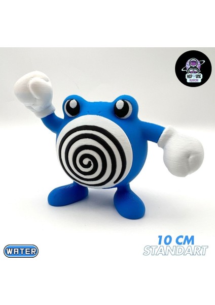 #0061 Poliwhirl Pokemon Figürü
