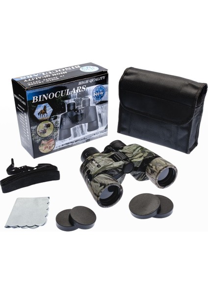 Büro Ev Ofis Kamp Keyfi Için 32X40 Kamuflaj Zoomlu Çantalı Çift Dürbün fiyatları