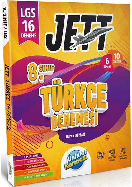 8. Sınıf Lgs Türkçe 16 Deneme Jett Serisi