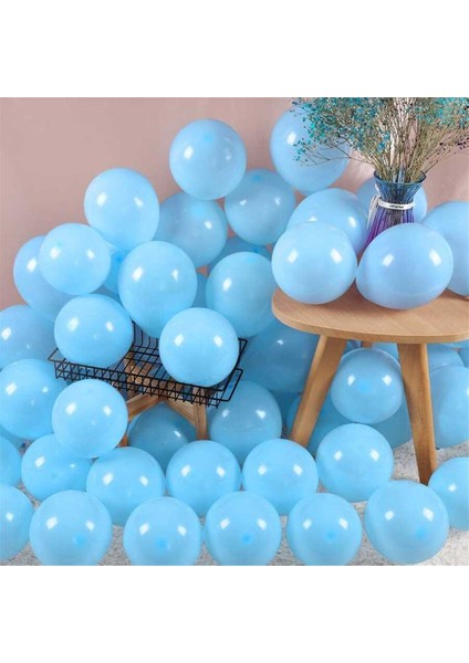 Pastel Balon Mavi 50 Adet modelleri