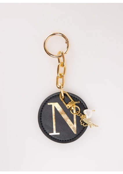 Happyme Çanta Aksesuar Yuvarlak Harfli Charm Hm 44 N