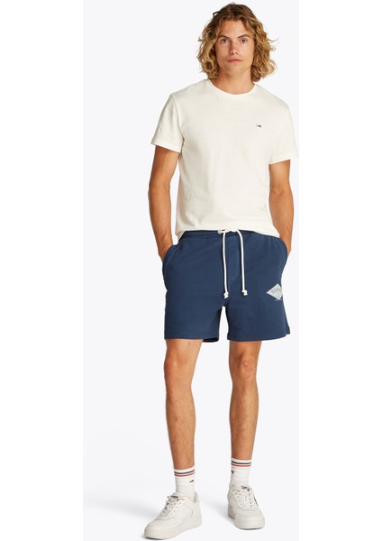 Sweat Şort, L, Koyu Lacivert