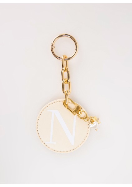 Happyme Çanta Aksesuar Yuvarlak Harfli Charm Hm 16 N