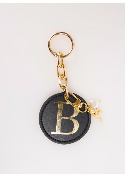 Happyme Çanta Aksesuar Yuvarlak Harfli Charm Hm 30 B