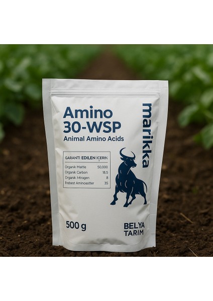 Amino 30WSP Hayvansal Menşeli Toz Aminoasit Içerikli Gübre 500 Gfr