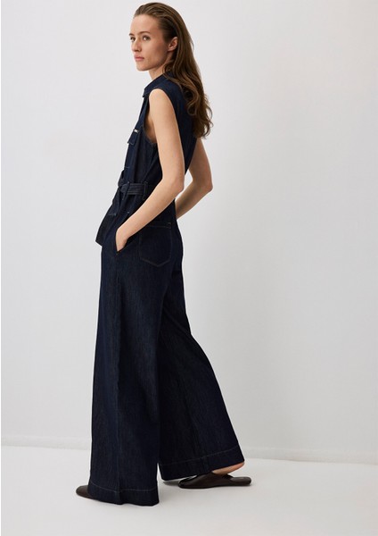 Jolie Mavi Edition Tencel Tm Lyocell Karışımlı Koyu Mavi Jean Tulum 1011016-90596