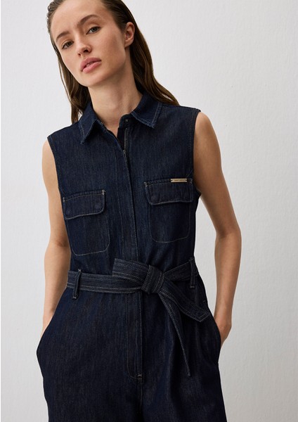 Jolie Mavi Edition Tencel Tm Lyocell Karışımlı Koyu Mavi Jean Tulum 1011016-90596