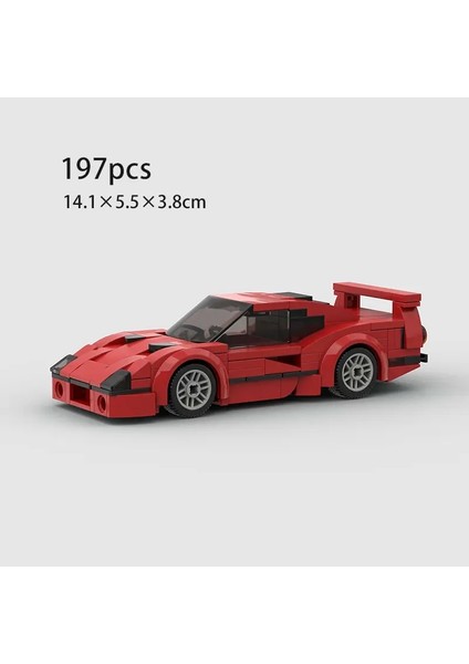 Moc City Araba Araç Hız Şampiyonu Yarışçısı AE86 M3 M8 Bina Taşları Tuğla R34 Rx-7 Yarış Süper Teknik Yaratıcı Garaj Oyuncakları Renk: M10130 Kutu Yok (Yurt Dışından)
