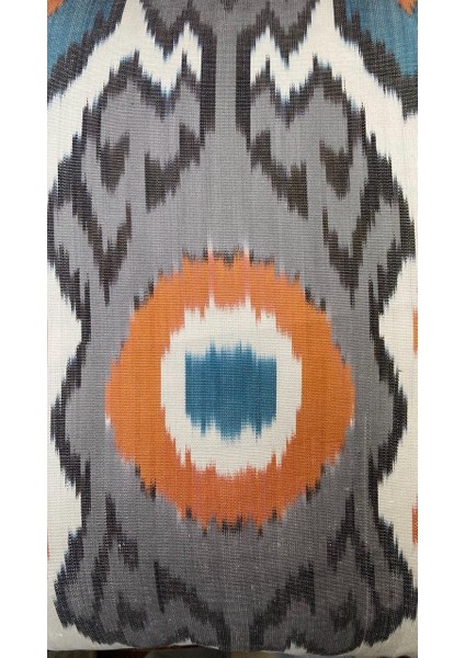 45 x 45 cm El Dokuma Ikat Kırlent Kılıfı, Nadir Desenli Yastık, Lüks Dekoratif Yastık, Ev & Ofis Için Kırlent indirimleri