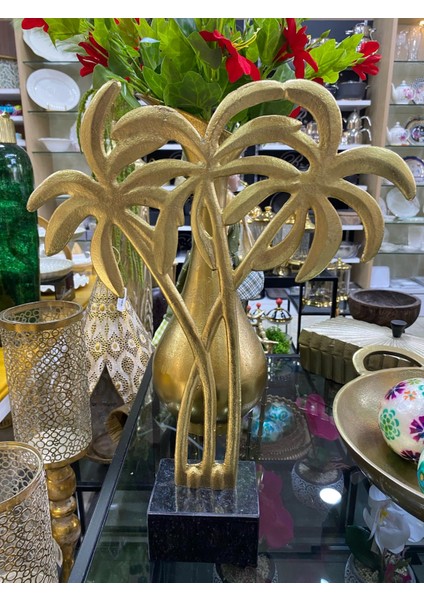 43 x 33 cm Gold Mermer Kaideli Alim.dek.pamiye Ağacı fiyatları