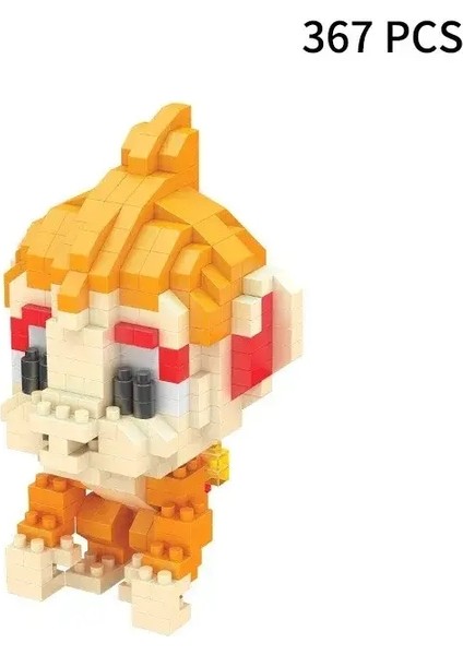 61 Stil Bloklar Küçük Karikatür Mini Yapı Blosu Pikachu Charizard Eevee Mewtwo Anime Montaj Pokemon Model Bebek Oyuncakları 8012/Boyut Kutu Yok (Yurt Dışından)