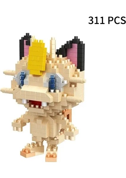 61 Stil Bloklar Küçük Karikatür Mini Yapı Blosu Pikachu Charizard Eevee Mewtwo Anime Montaj Pokemon Model Bebek Oyuncakları 8075/Boyut Kutu Yok (Yurt Dışından)