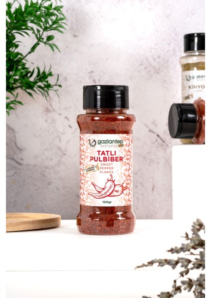 Tatlı Pul Biber 100 gr - Doğal ve Taze Baharat (Gaziantep Üretimi) fiyatları