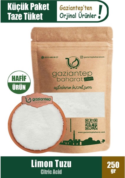 Limon Tuzu (Öğütülmüş) 250 gr