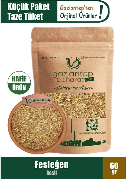 Fesleğen 60 gr - Doğal ve Taze Baharat