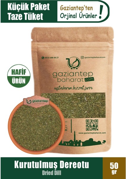 Kurutulmuş Dere Otu 50 gr - Doğal ve Lezzetli Baharat